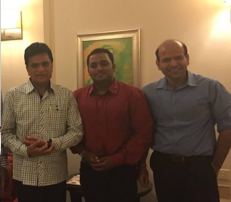 With Dr. Kirit Somaiya & Satish Lodha