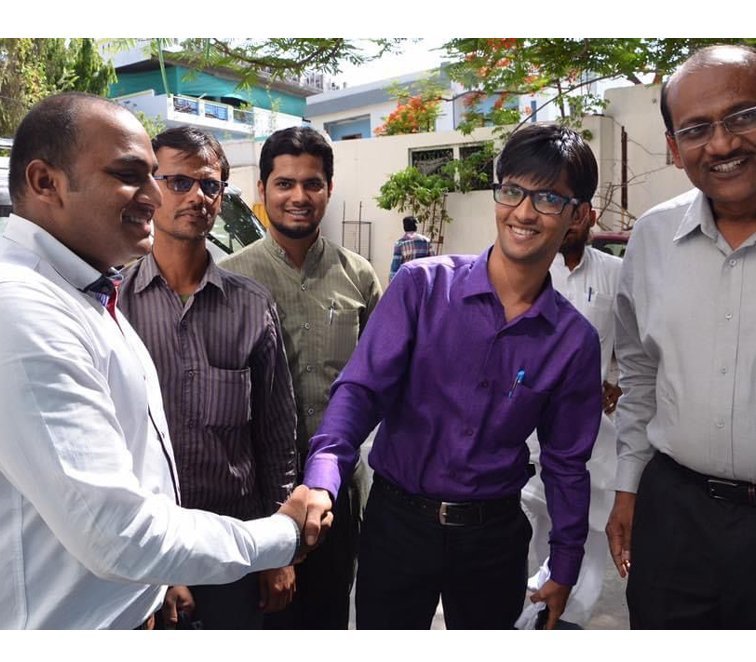 With Youngest IAS Officer Ansar Shaikh