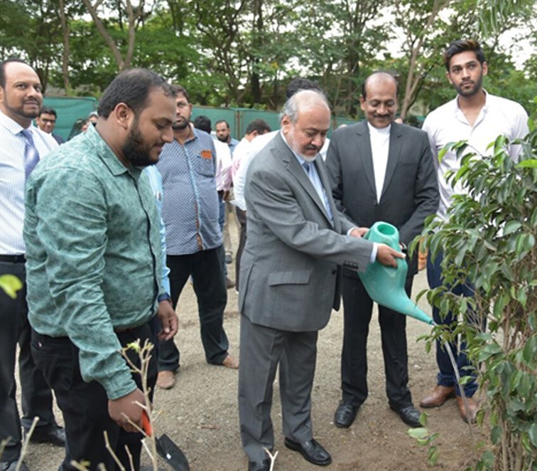 Tree Plantation with Dr. Habil Khorakiwala